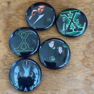 X-Files 1" Pinback Button Set